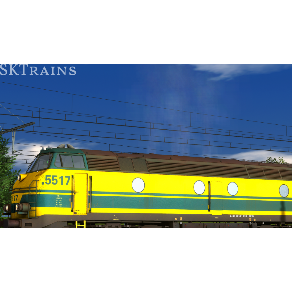 Hld 55 Roco SKTRAINS HLD55 Geel